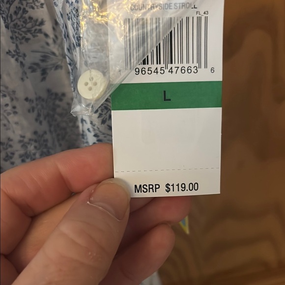 NWT CeCe White Flutter Sleeve Yoke Detail Dress lined - Picture 5 of 9